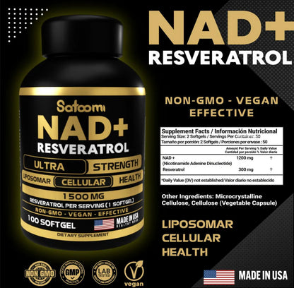 COMBO Nad + Ashwagandha + Resveratrol
