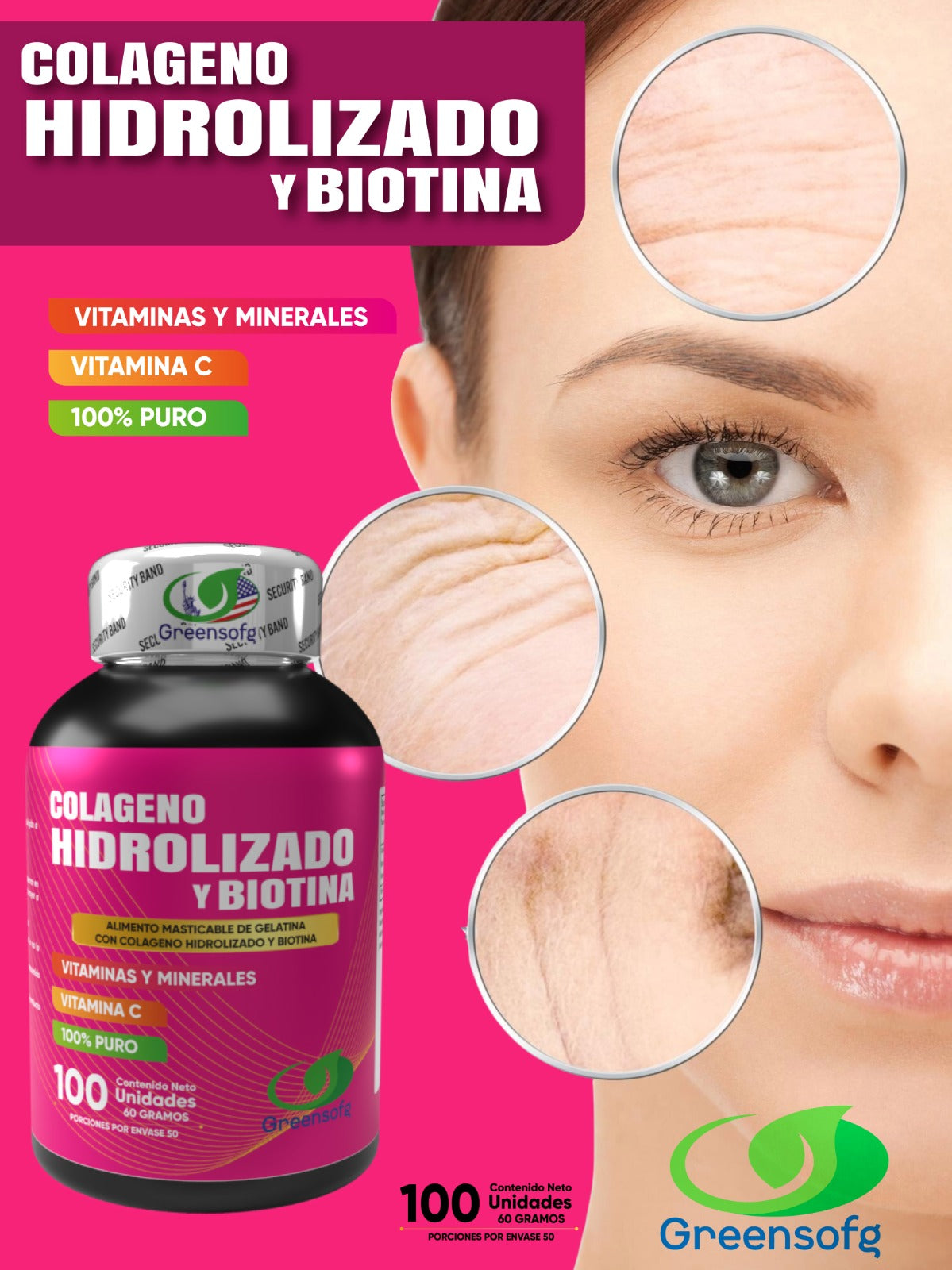 Colágeno Hidrolizado con Biotina