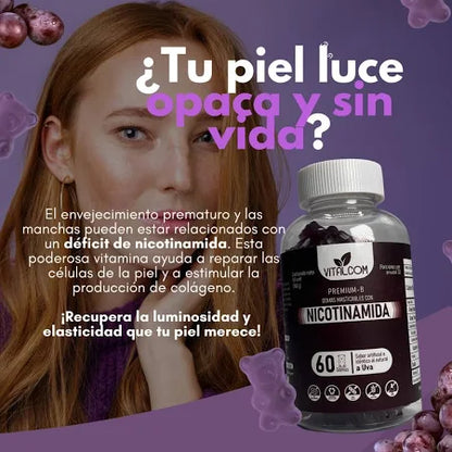 Gomas Nicotinamida Vitalcom